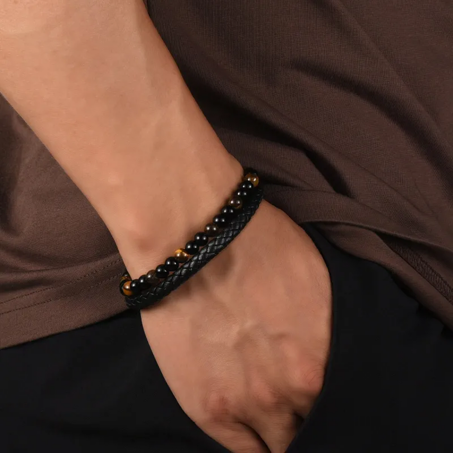 Schild des Sohnes – Tigeraugen-Armband