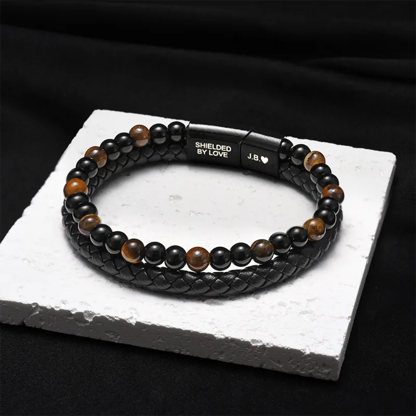 Schild des Sohnes – Tigeraugen-Armband