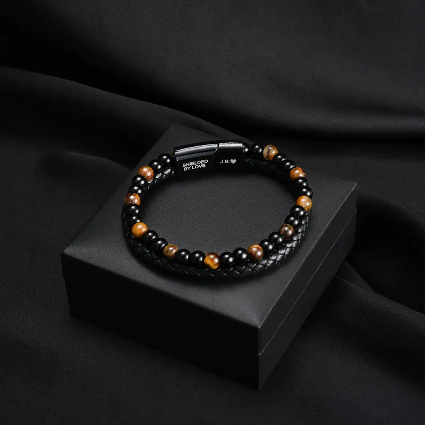 Schild des Sohnes – Tigeraugen-Armband