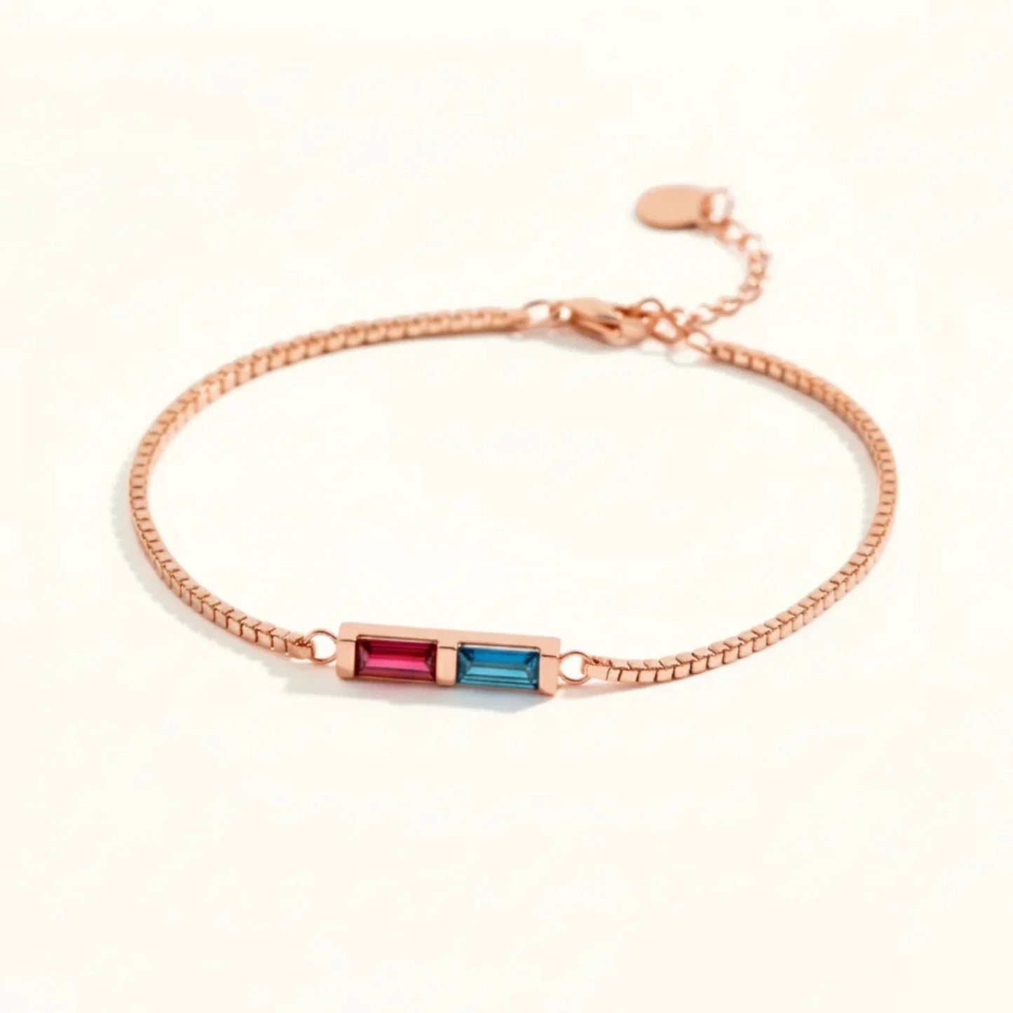 Regenbogen-Geburtsstein-Armband