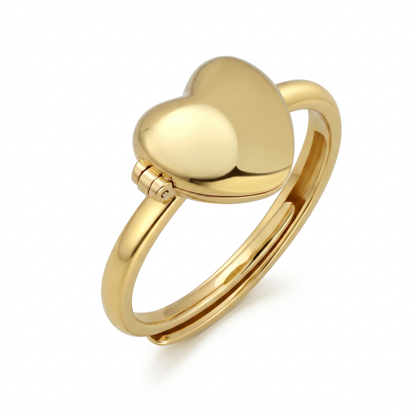 Herz-Medaillon-Ring