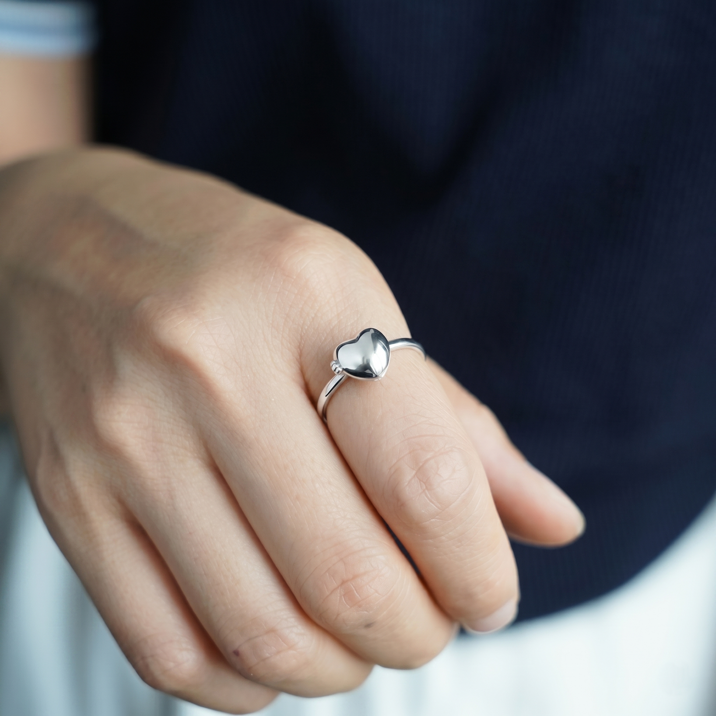 Herz-Medaillon-Ring