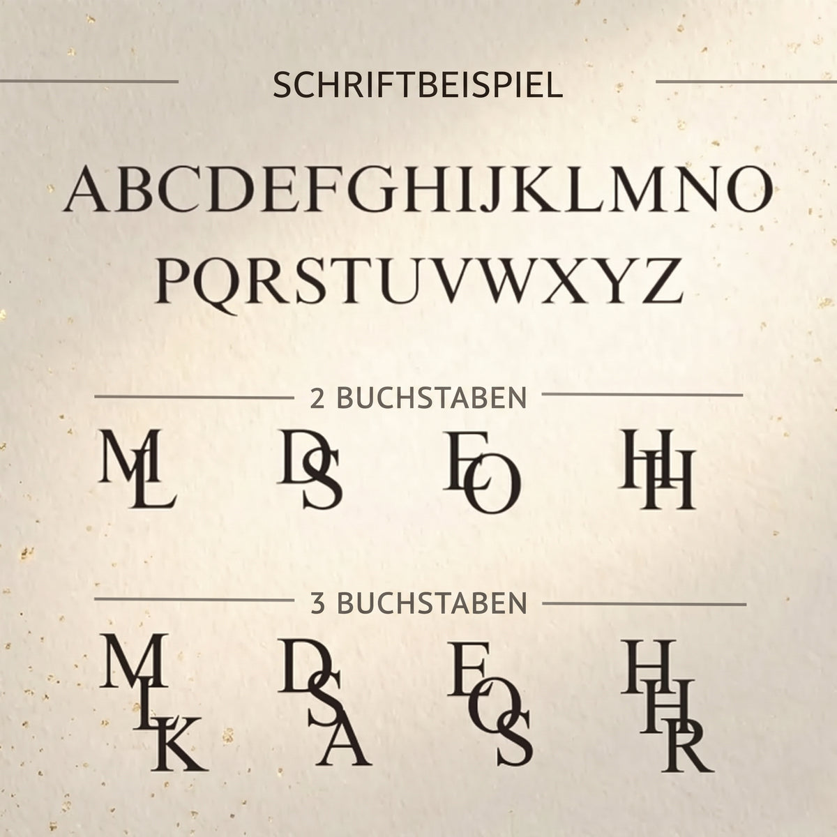 Personalisierte Buchstaben-Halskette