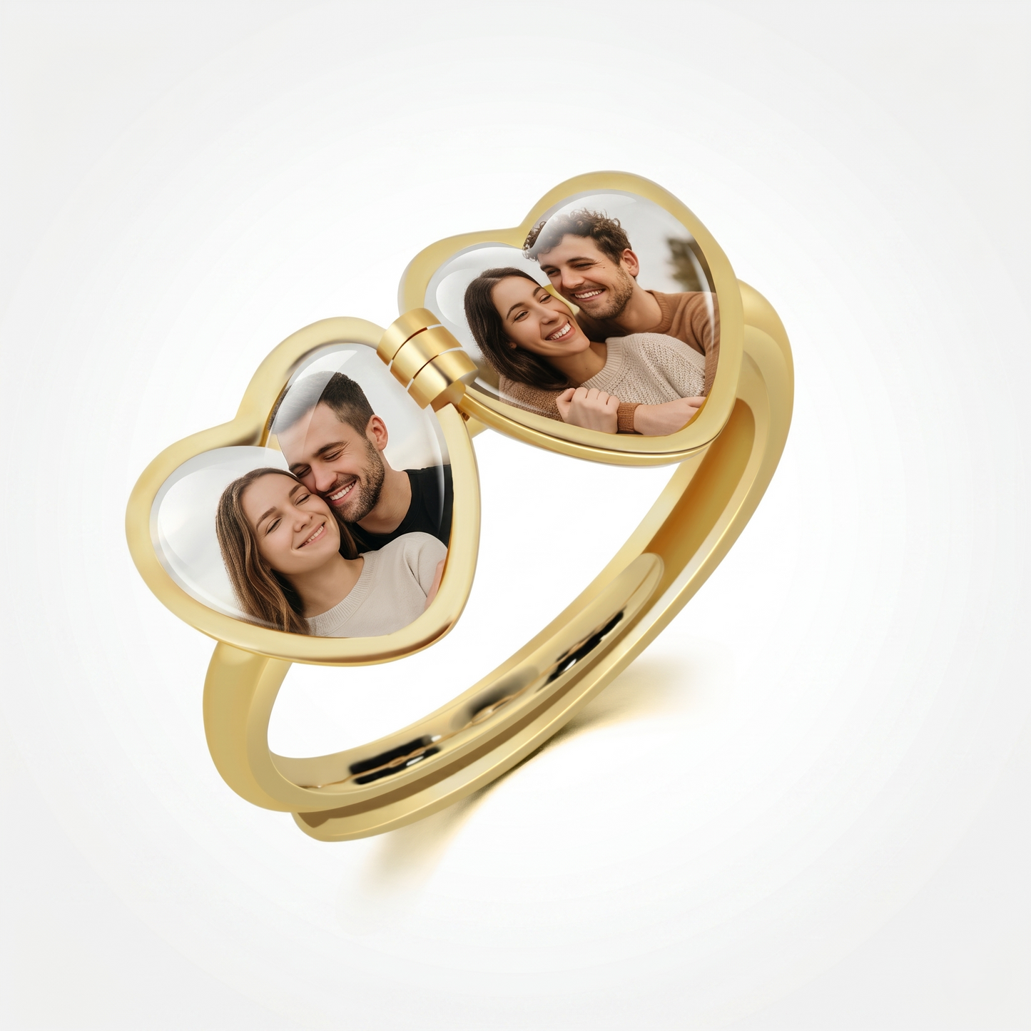Herz-Medaillon-Ring