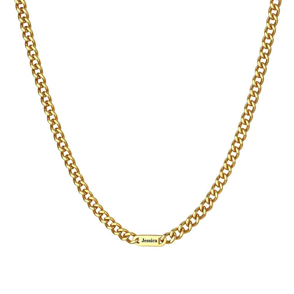 Individuelle Cuban-Link-Namenskette