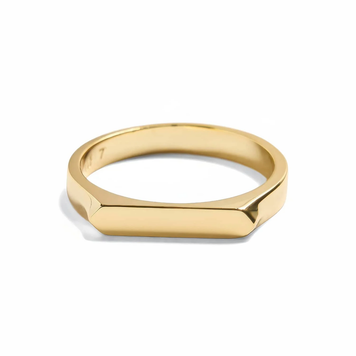 Bar Ring mit Gravur