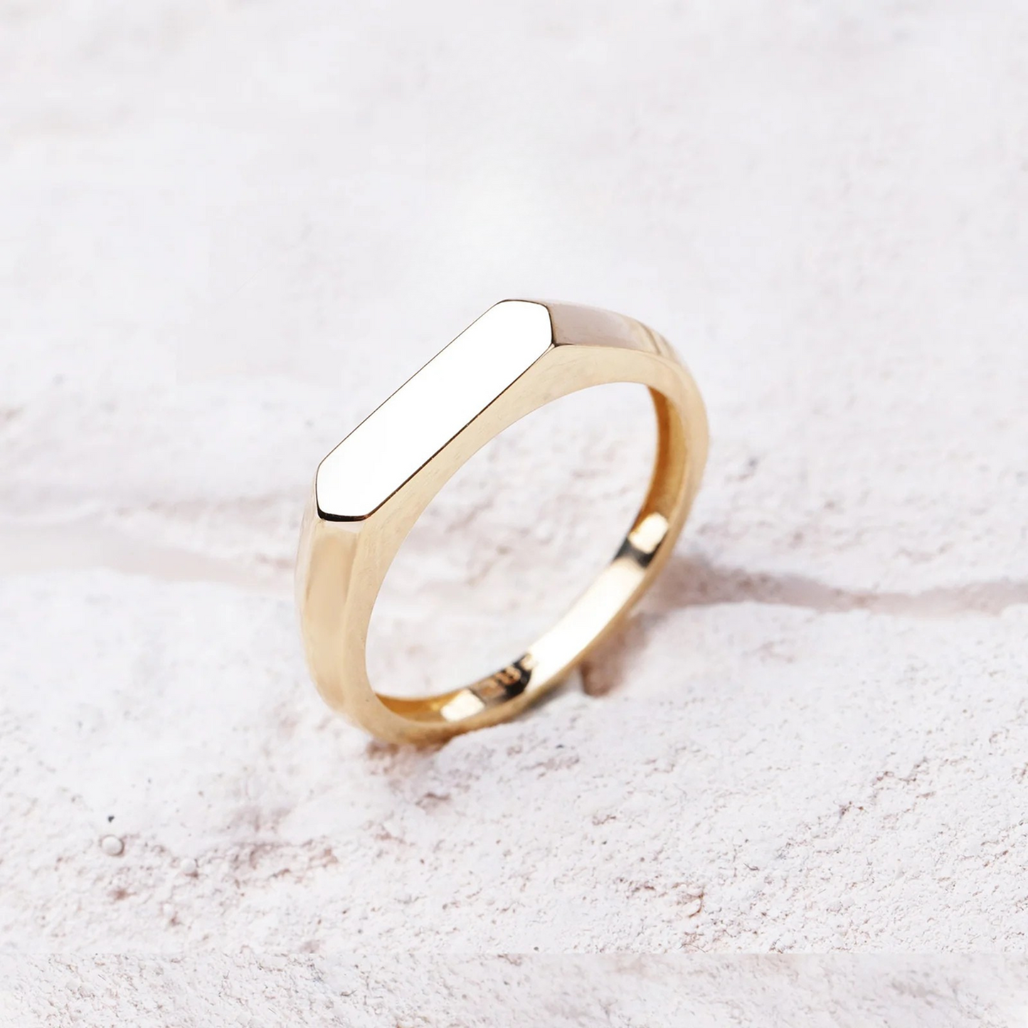Bar Ring mit Gravur