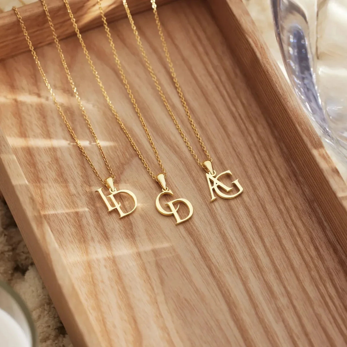 Personalisierte Buchstaben-Halskette