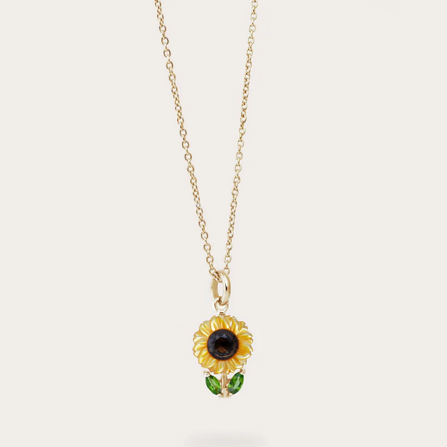 Halskette Blühende Sonnenblume