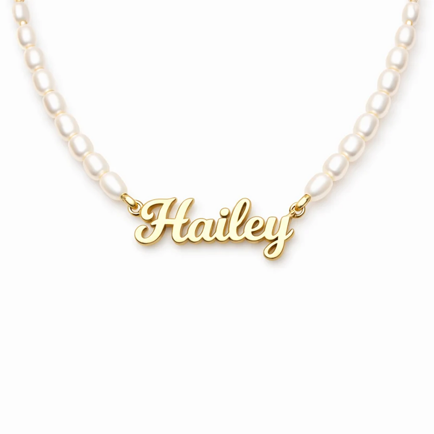 Personalisierte Perlenkette mit Namen