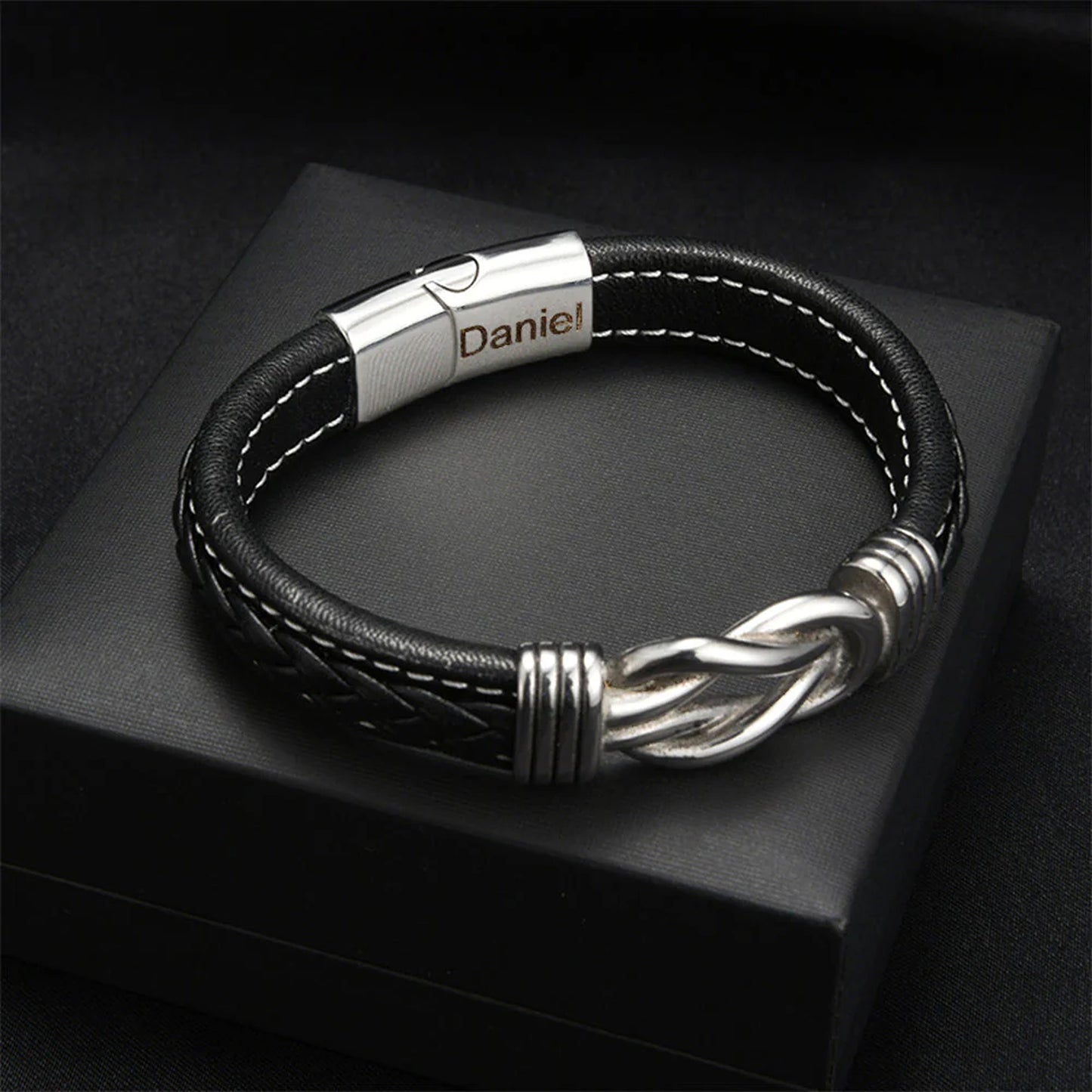 „Für meinen Sohn“ graviertes Armband