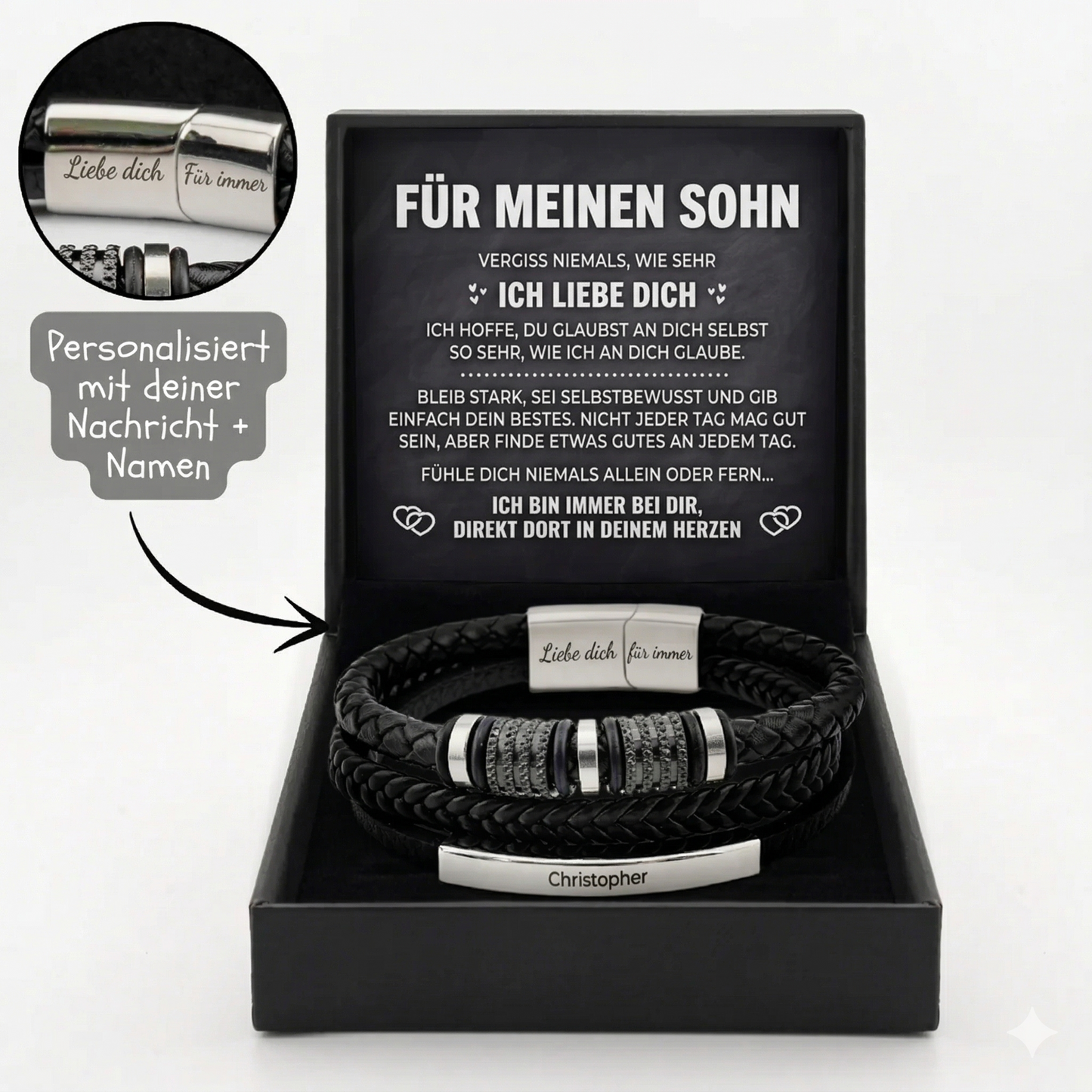 Immer Verbunden – Armband für Sohn